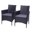 60*60*82.5cm 2pcs Single Backrest Chairs Rattan Sofa  XH(D0102HXSBSX)