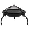 ZOKOP 21 Inch Charcoal Grill (With Charcoal Net) Carrying Bag RT(D0102HPIF5G)