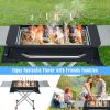 Stainless Steel protable Outdoor Barbecue Grill Large(D0102H7D5AV)