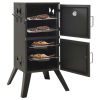 Smoker Oven 21.7"x18.7"x39.6" Steel(D0102HHR5A2)