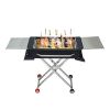 Stainless Steel protable Outdoor Barbecue Grill Large(D0102H7D5AV)