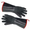 14" 932Â° F Barbecue Gloves And 18" 3-Wire Barbecue Brush Set, Grill Set Bbq Tools Bbq Accessories RT(D0102HEBULU)