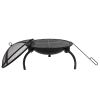 ZOKOP 21 Inch Charcoal Grill (With Charcoal Net) Carrying Bag RT(D0102HPIF5G)