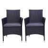 60*60*82.5cm 2pcs Single Backrest Chairs Rattan Sofa  XH(D0102HXSBSX)